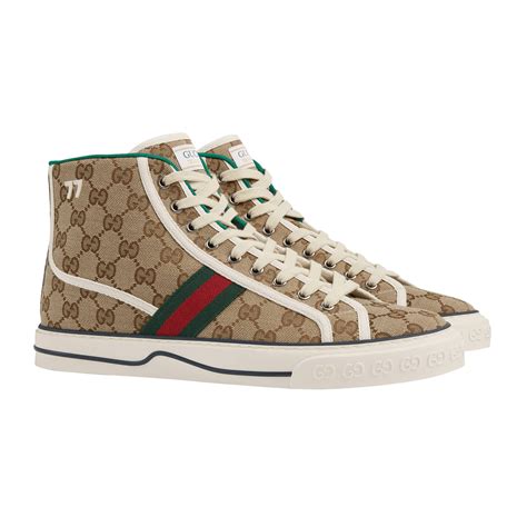 gucci 77 tennis sneaker|Gucci tennis 1977 canvas sneakers.